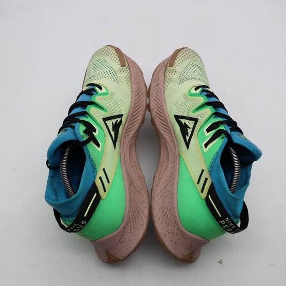 Nike Pegasus Trail 2 Men's US Size 11.5 Running Barely Volt Sneakers CK4305-700 - Picture 6 of 10